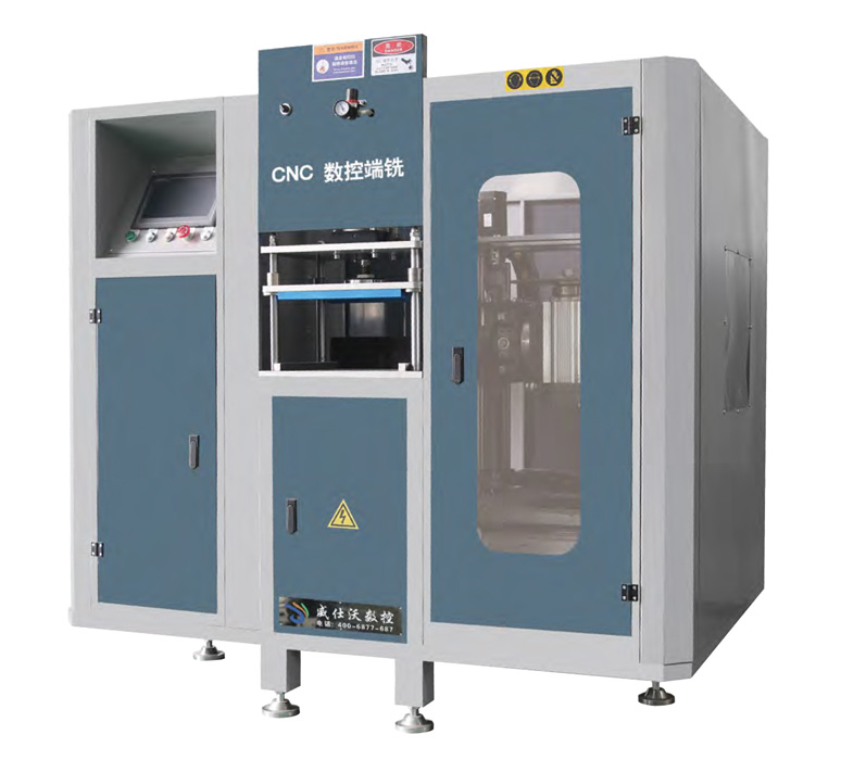 鋁幕墻五軸自動(dòng)走刀式銑榫機(jī)