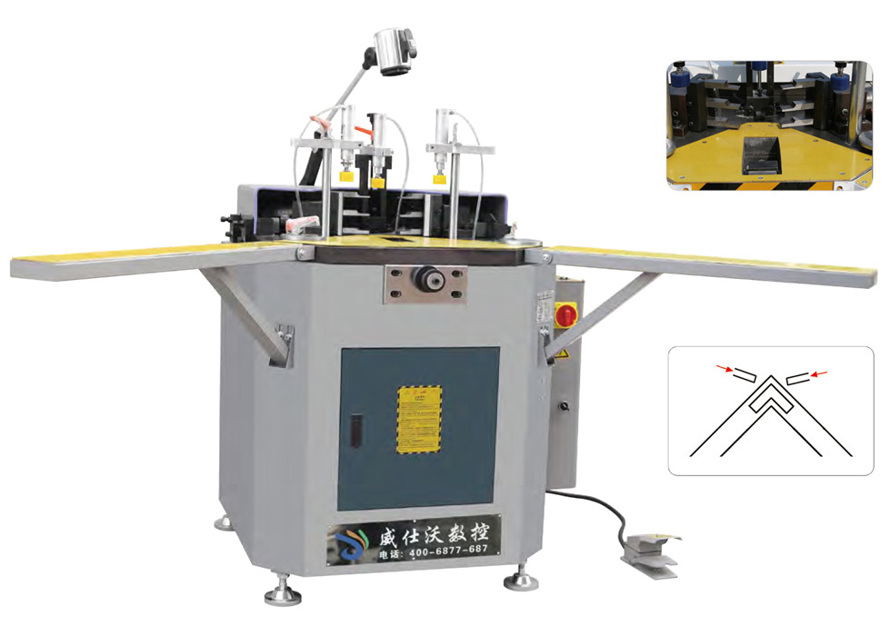 鋁門窗重型組角機（升降式）