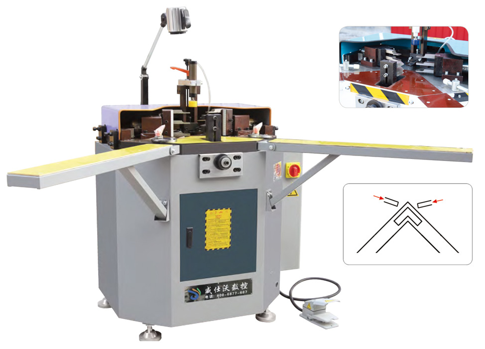 鋁門(mén)窗液壓同步組角機(jī)